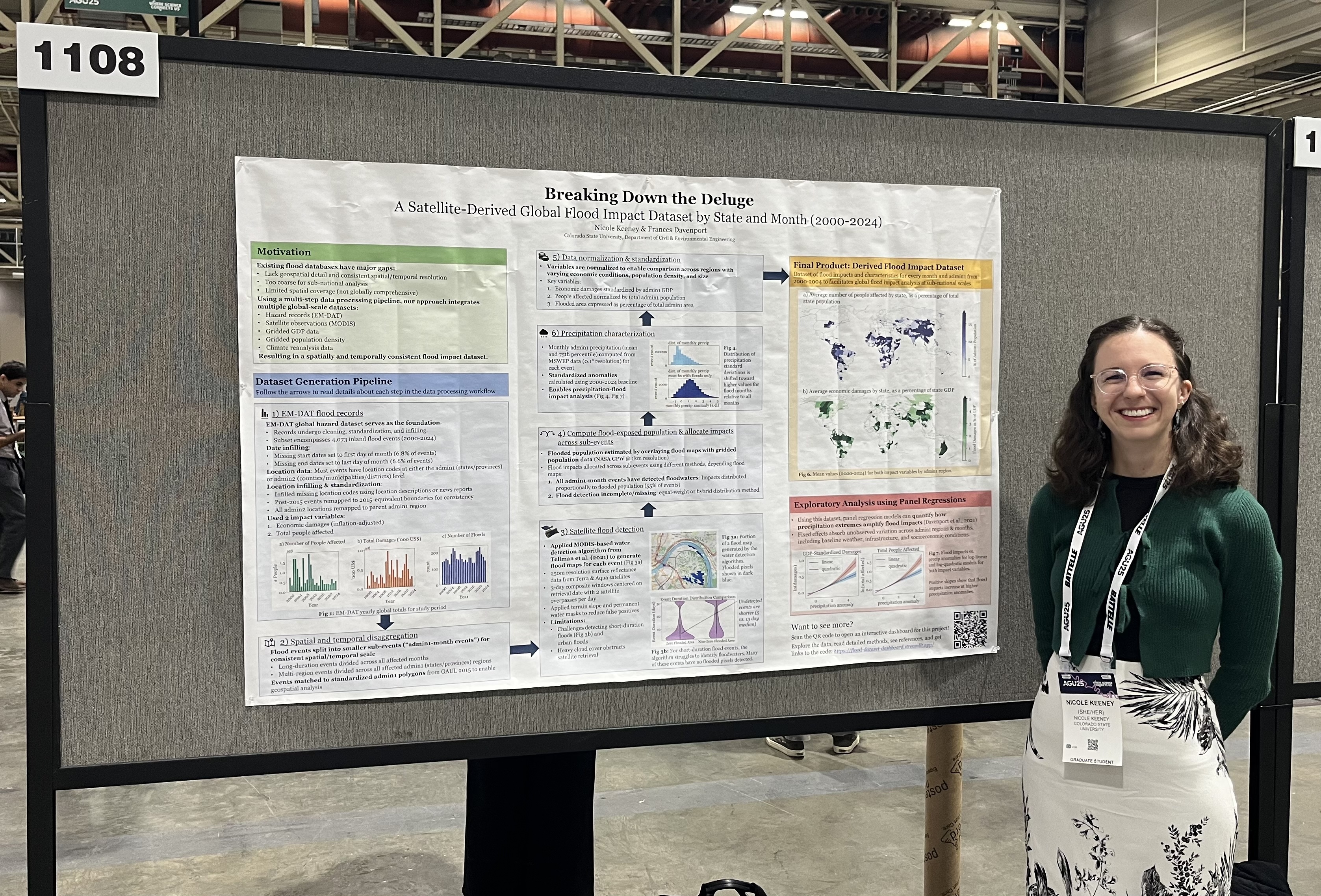 Nicole presenting at AGU